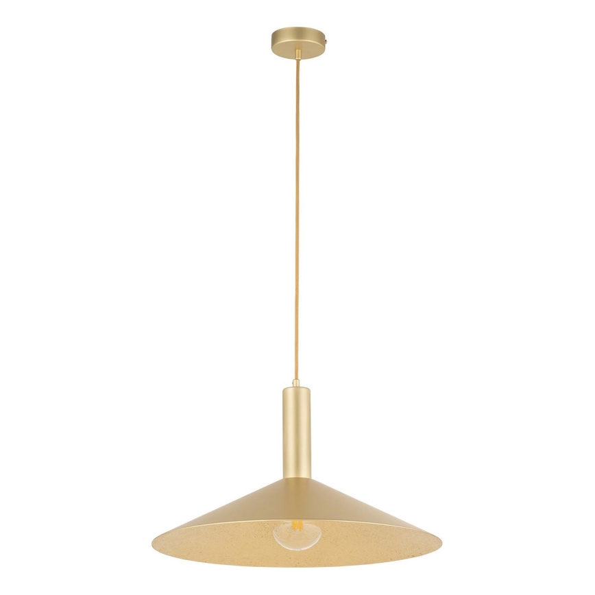 Κρεμαστό φωτιστικό οροφής CAPRI 1xE27/15W/230V διάμετρος 50 cm χρυσό
