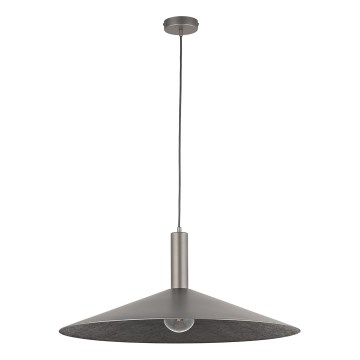 Κρεμαστό φωτιστικό οροφής CAPRI 1xE27/15W/230V διάμετρος 70 cm ανθρακί/γκρι