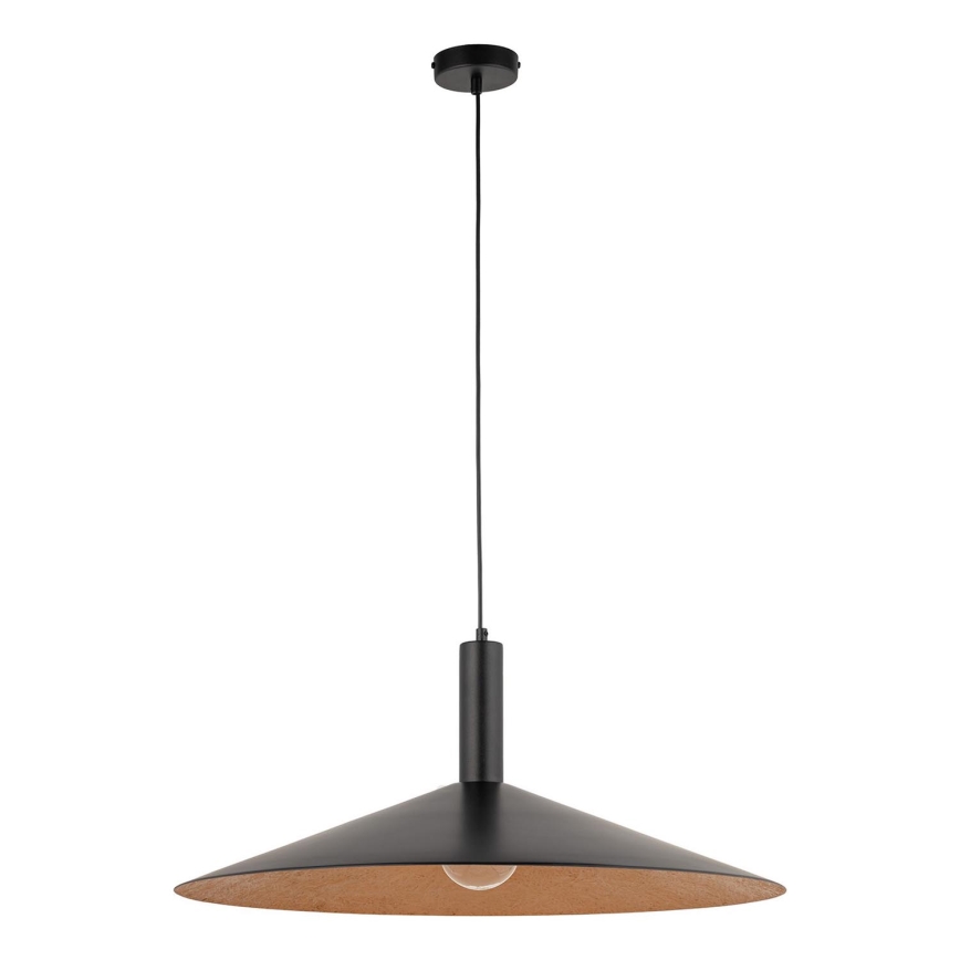 Κρεμαστό φωτιστικό οροφής CAPRI 1xE27/15W/230V διάμετρος 70 cm μαύρο/χαλκός