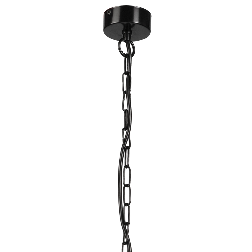 Κρεμαστό φωτιστικό οροφής CEDRIC II 4xE27/60W/230V μαύρο