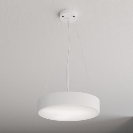 Κρεμαστό φωτιστικό οροφής CLEO 3xE27/24W/230V διάμετρος 40 cm λευκό