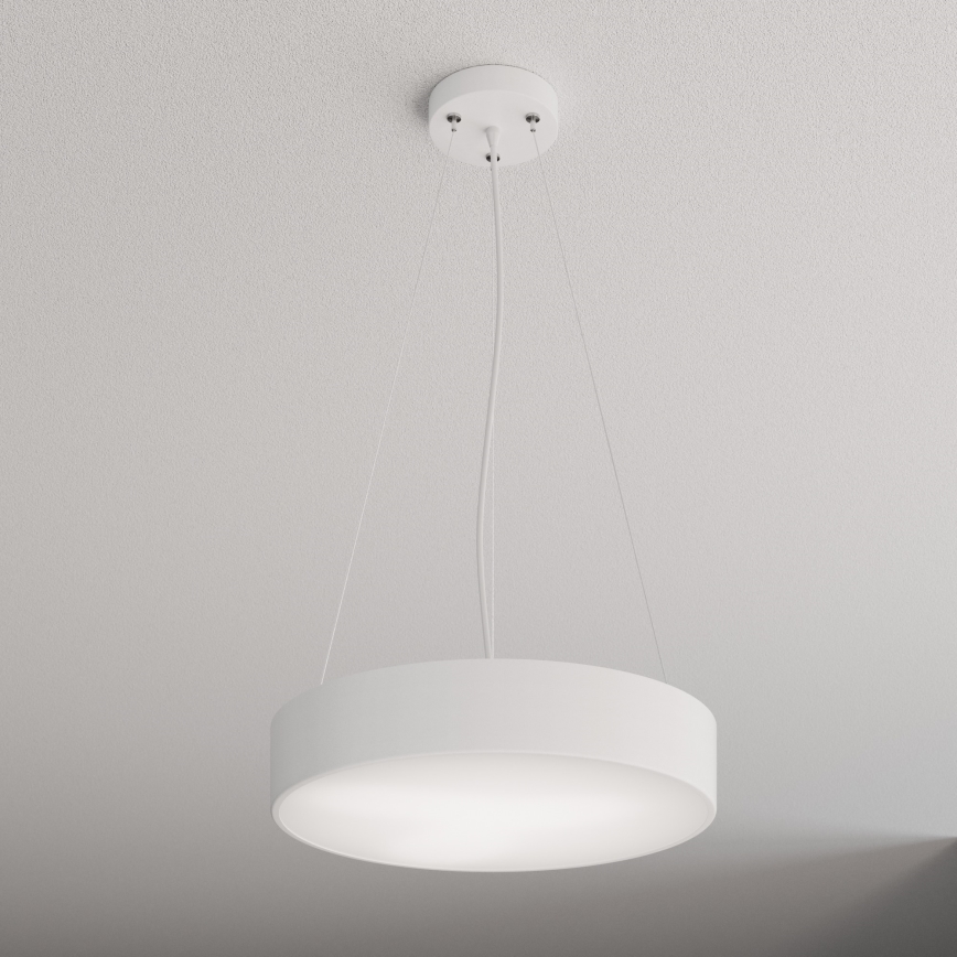 Κρεμαστό φωτιστικό οροφής CLEO 3xE27/24W/230V διάμετρος 40 cm λευκό
