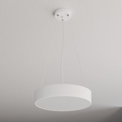 Κρεμαστό φωτιστικό οροφής CLEO 3xE27/24W/230V διάμετρος 40 cm λευκό