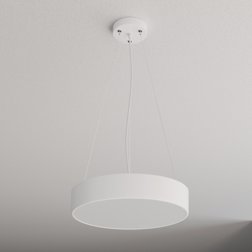 Κρεμαστό φωτιστικό οροφής CLEO 3xE27/24W/230V διάμετρος 40 cm λευκό