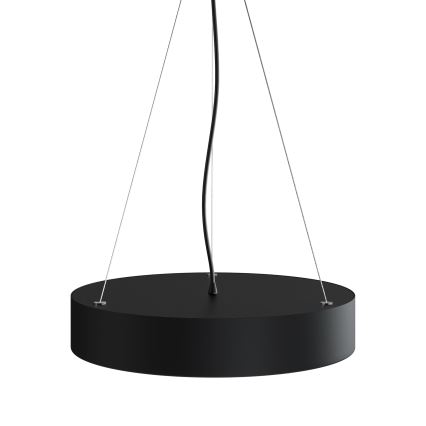 Κρεμαστό φωτιστικό οροφής CLEO 3xE27/24W/230V διάμετρος 40 cm μαύρο