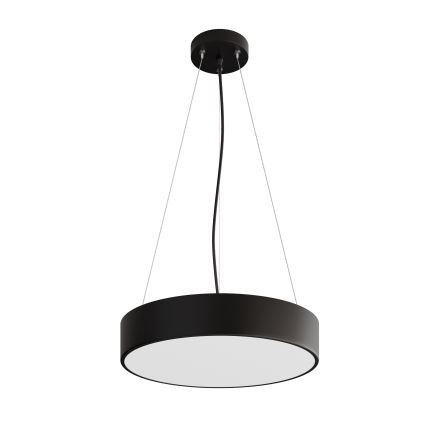 Κρεμαστό φωτιστικό οροφής CLEO 3xE27/24W/230V διάμετρος 40 cm μαύρο