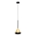 Κρεμαστό φωτιστικό οροφής CONE 1xGU10/10W/230V χρυσό/μαύρο