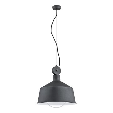 Κρεμαστό φωτιστικό οροφής CORA 1xE27/15W/230V γκρι