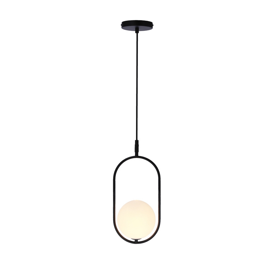 Κρεμαστό φωτιστικό οροφής CORDEL 1xG9/28W/230V μαύρο