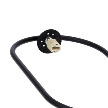Κρεμαστό φωτιστικό οροφής CORDEL 1xG9/28W/230V μαύρο