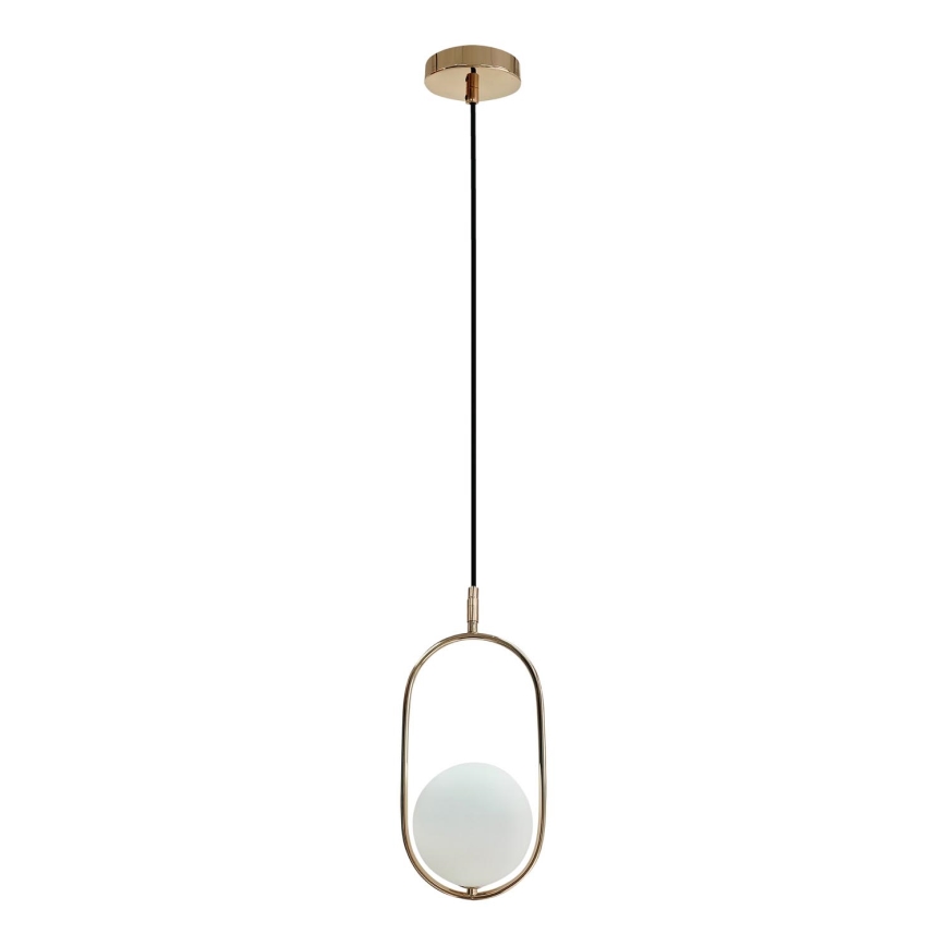 Κρεμαστό φωτιστικό οροφής CORDEL 1xG9/28W/230V χρυσαφί