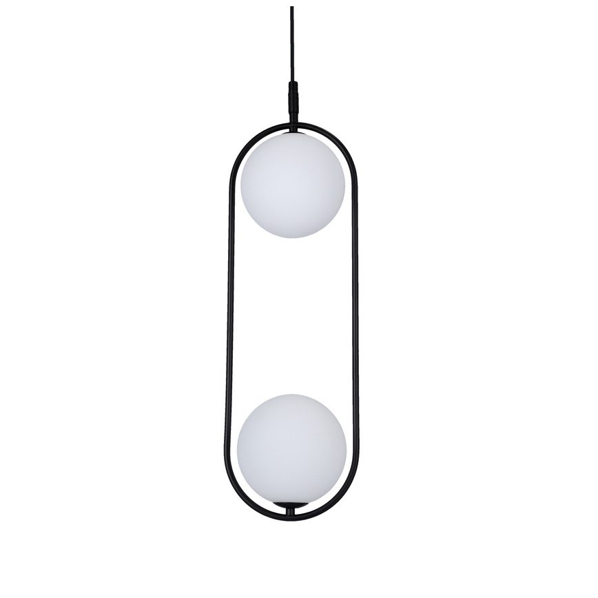 Κρεμαστό φωτιστικό οροφής CORDEL 2xG9/28W/230V μαύρο