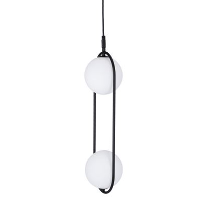 Κρεμαστό φωτιστικό οροφής CORDEL 2xG9/28W/230V μαύρο