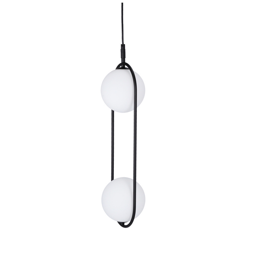 Κρεμαστό φωτιστικό οροφής CORDEL 2xG9/28W/230V μαύρο