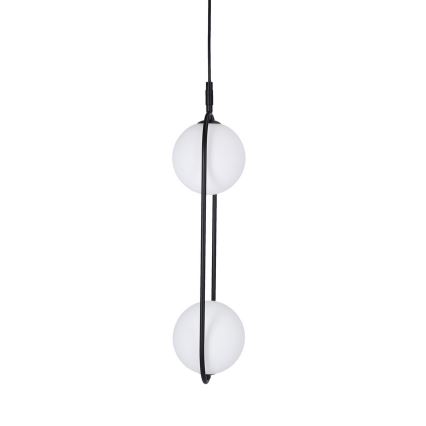 Κρεμαστό φωτιστικό οροφής CORDEL 2xG9/28W/230V μαύρο