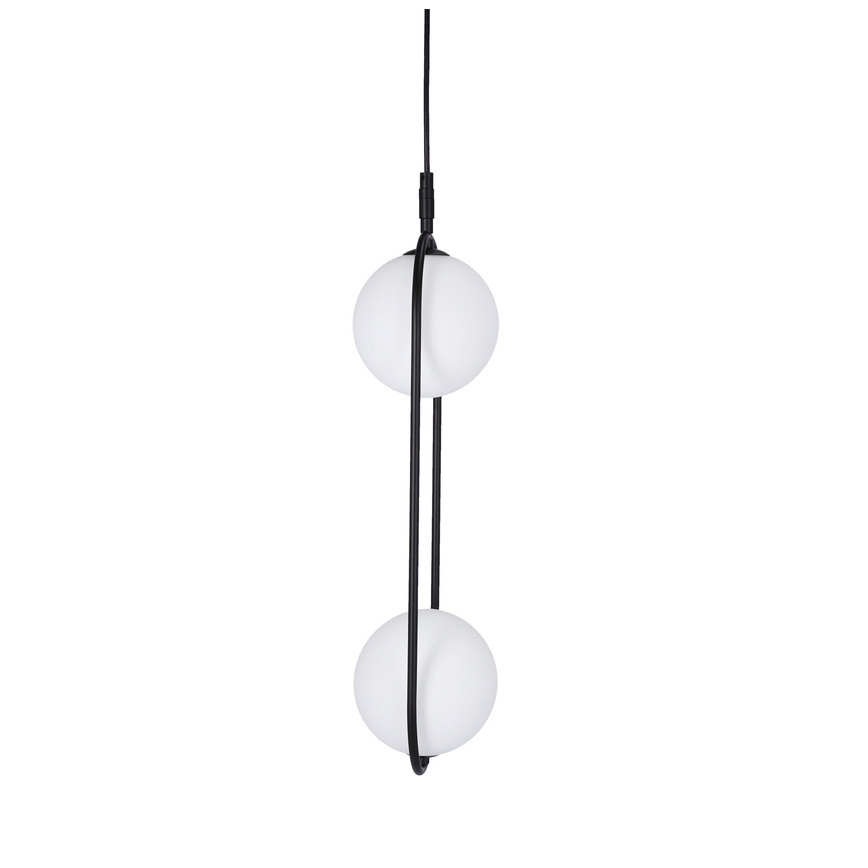 Κρεμαστό φωτιστικό οροφής CORDEL 2xG9/28W/230V μαύρο
