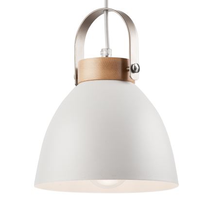 Κρεμαστό φωτιστικό οροφής DANIELLE 1xE27/60W/230V οξιά