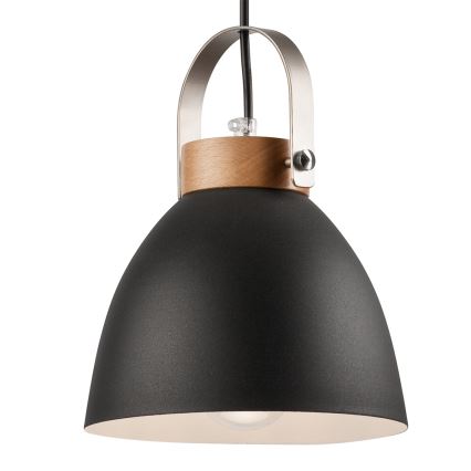 Κρεμαστό φωτιστικό οροφής DANIELLE 2xE27/60W/230V οξιά