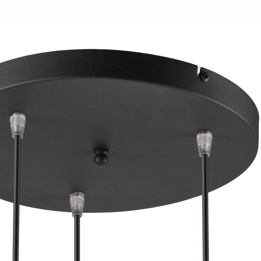 Κρεμαστό φωτιστικό οροφής DANIELLE 3xE27/60W/230V οξιά