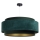 Κρεμαστό φωτιστικό οροφής DOBLO 1xE27/60W/230V δ. 60 cm πράσινο/χρυσό