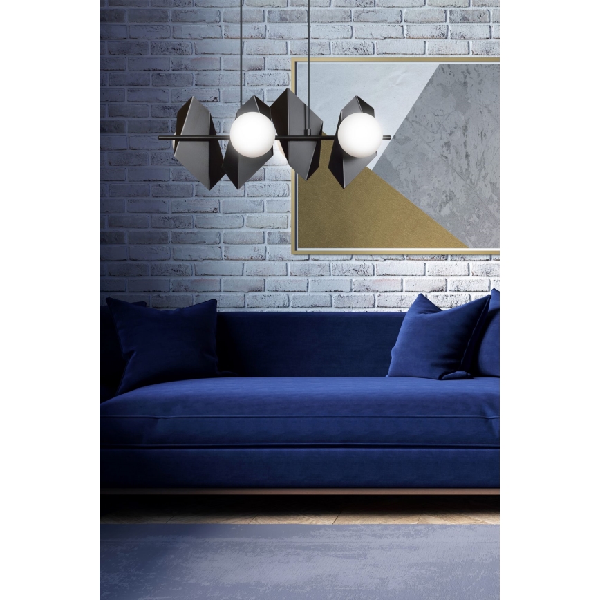 Κρεμαστό φωτιστικό οροφής DRIFTON 4xE14/10W/230V μαύρο