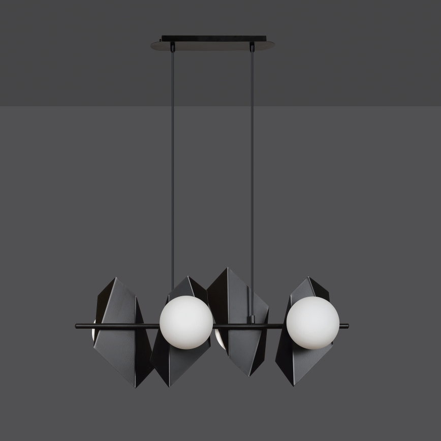 Κρεμαστό φωτιστικό οροφής DRIFTON 4xE14/10W/230V μαύρο