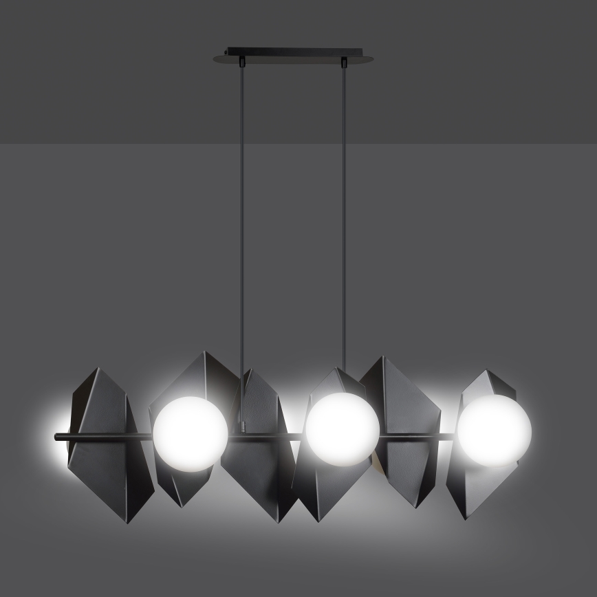 Κρεμαστό φωτιστικό οροφής DRIFTON 6xE14/10W/230V μαύρο