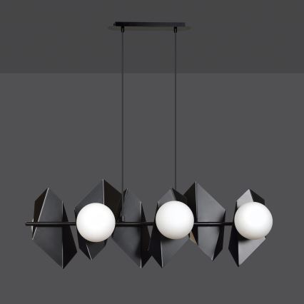 Κρεμαστό φωτιστικό οροφής DRIFTON 6xE14/10W/230V μαύρο