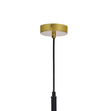 Κρεμαστό φωτιστικό οροφής DUO 3xE14/40W/230V χρυσαφί/μαύρο