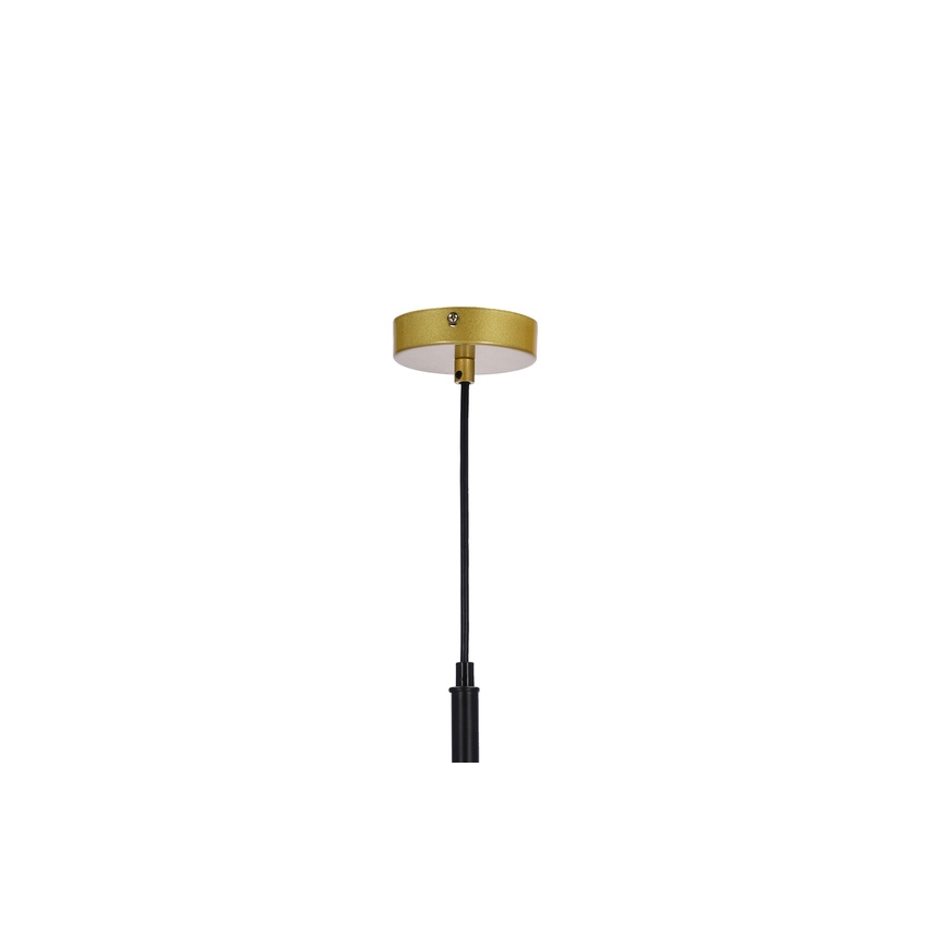 Κρεμαστό φωτιστικό οροφής DUO 3xE14/40W/230V χρυσαφί/μαύρο
