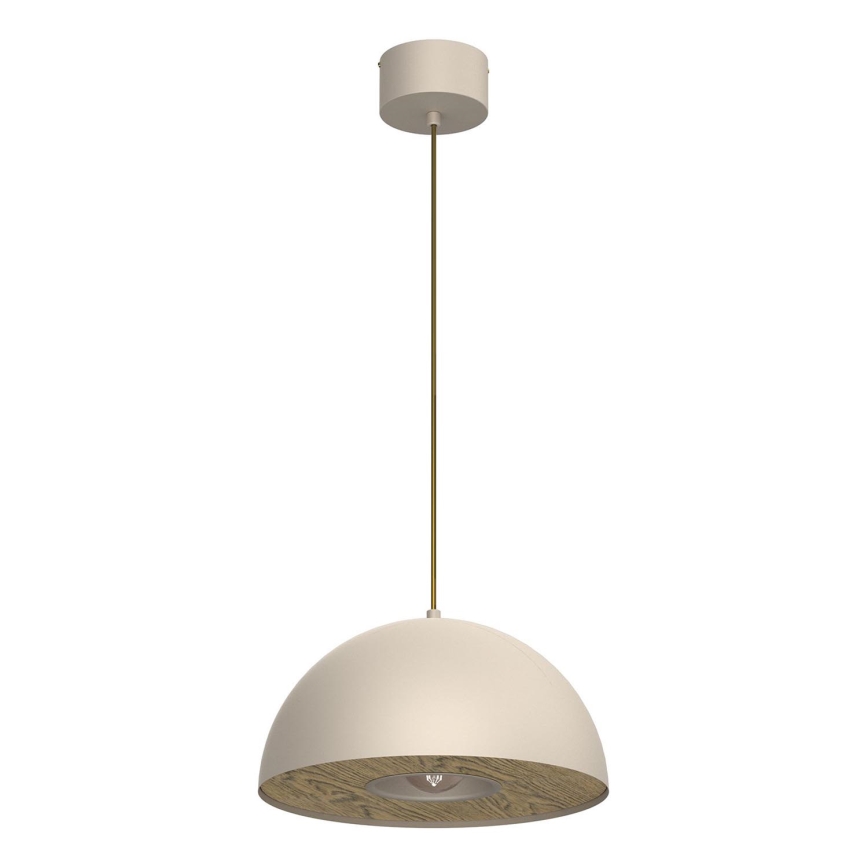 Κρεμαστό φωτιστικό οροφής ELGUND 1xE27/15W/230V διάμετρος 35 cm μπεζ