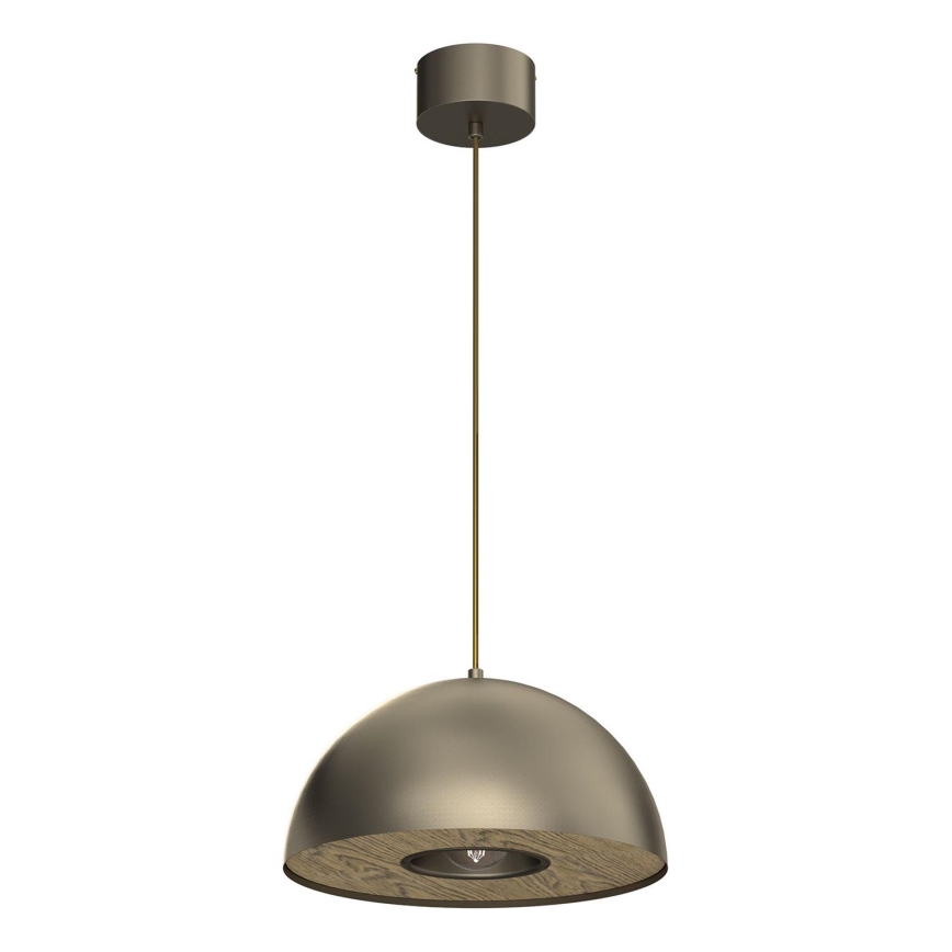 Κρεμαστό φωτιστικό οροφής ELGUND 1xE27/15W/230V διάμετρος 35 cm ορείχαλκος