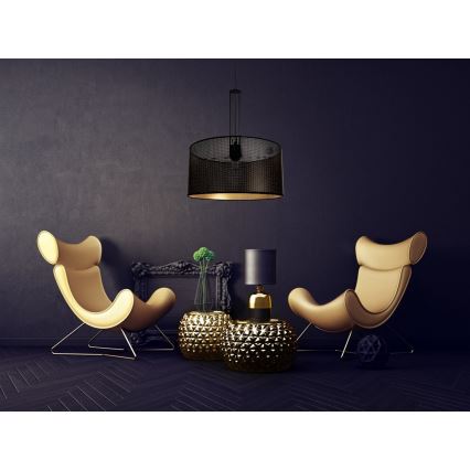 Κρεμαστό φωτιστικό οροφής ELIS 1xE27/60W/230V διάμετρος 40 cm