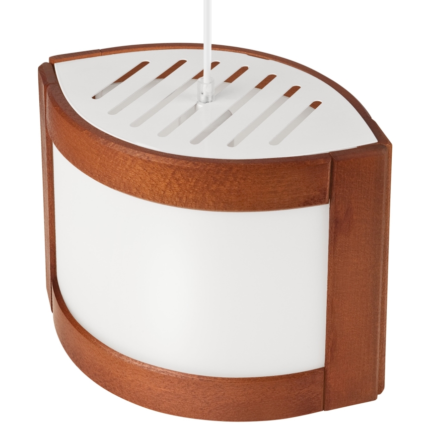 Κρεμαστό φωτιστικό οροφής  ELODIE 1xE27/60W/230V δρυς