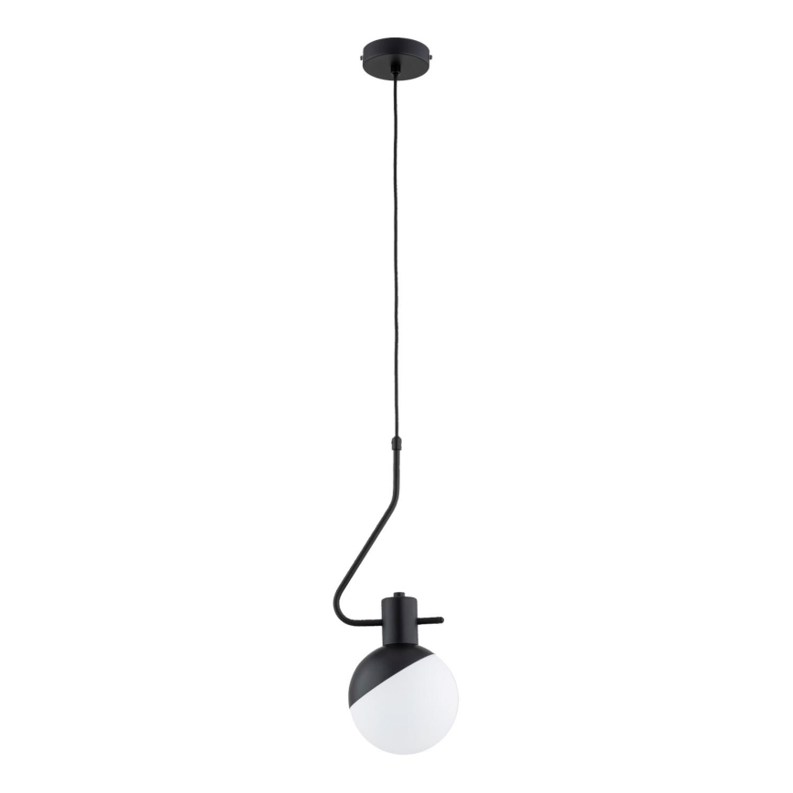 Κρεμαστό φωτιστικό οροφής ENIGMA 1xE14/10W/230V μαύρο/λευκό