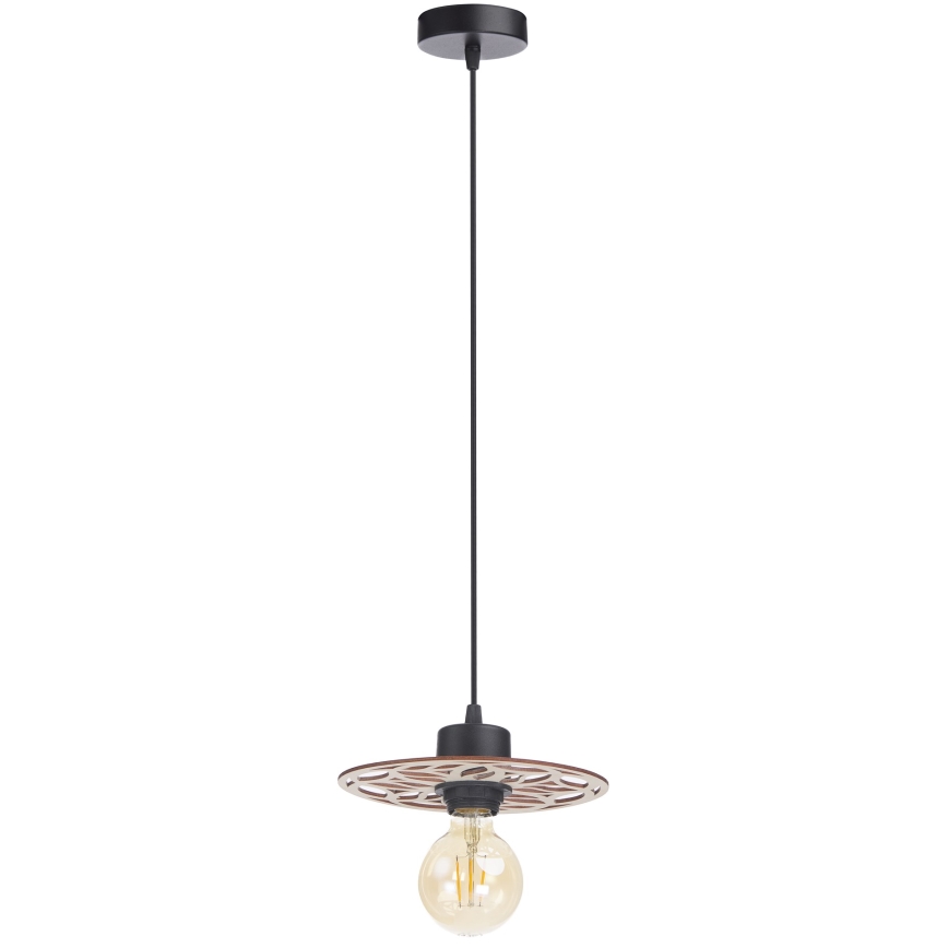 Κρεμαστό φωτιστικό οροφής FALCO 1xE27/60W/230V διάμετρος 20 cm μπεζ