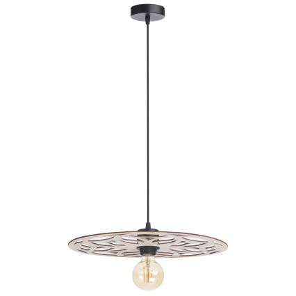 Κρεμαστό φωτιστικό οροφής FALCO 1xE27/60W/230V διάμετρος 40 cm μπεζ