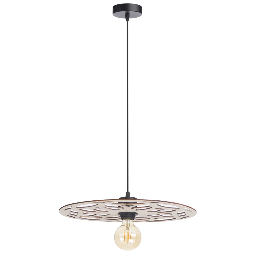 Κρεμαστό φωτιστικό οροφής FALCO 1xE27/60W/230V διάμετρος 40 cm μπεζ