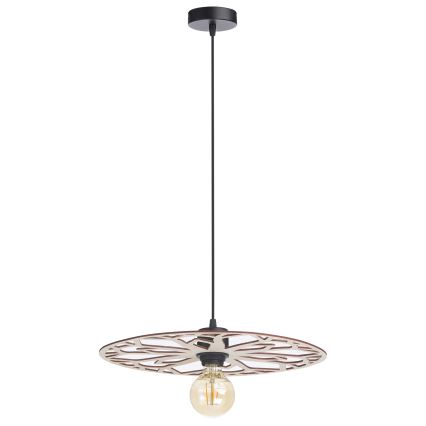 Κρεμαστό φωτιστικό οροφής FALCO 1xE27/60W/230V διάμετρος 40 cm μπεζ