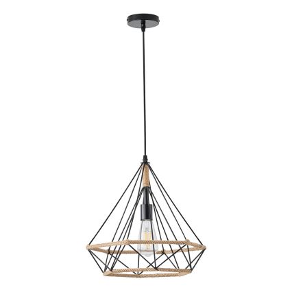 Κρεμαστό φωτιστικό οροφής FLARE 1xE27/15W/230V διάμετρος 38 cm μπεζ