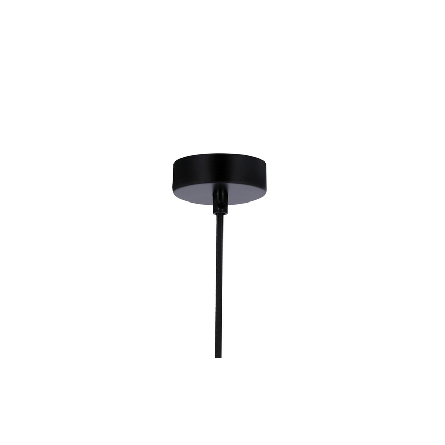 Κρεμαστό φωτιστικό οροφής FLEN 1xE27/40W/230V διάμετρος 20 cm μαύρο