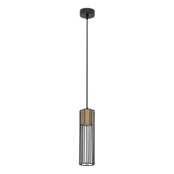 Κρεμαστό φωτιστικό οροφής FOBIA 1xGU10/25W/230V μαύρο/χρυσό