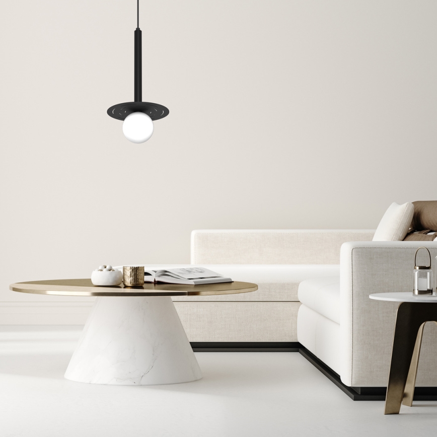 Κρεμαστό φωτιστικό οροφής FUTURA 1xG9/7W/230V μαύρο
