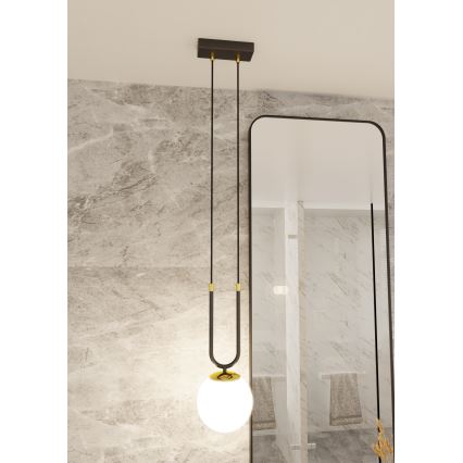 Κρεμαστό φωτιστικό οροφής GLAM 1xE14/10W/230V μαύρο