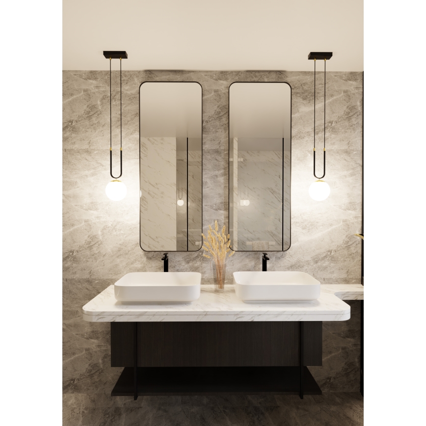 Κρεμαστό φωτιστικό οροφής GLAM 1xE14/10W/230V μαύρο