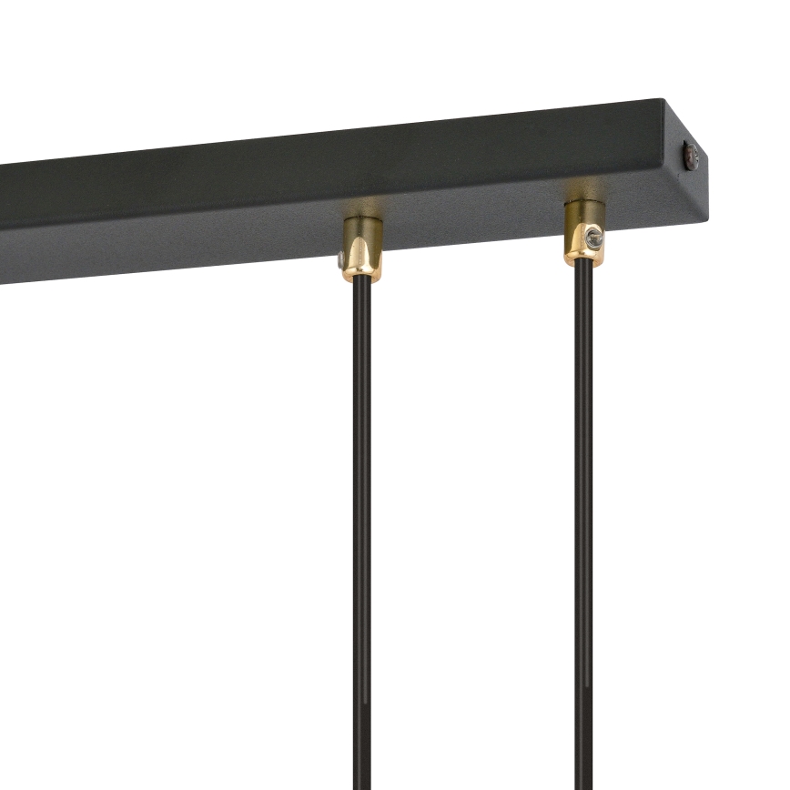 Κρεμαστό φωτιστικό οροφής GLAM 4xE14/10W/230V μαύρο