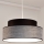Κρεμαστό φωτιστικό οροφής GRACE 1xE27/60W/230V μαύρο/γκρι