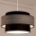 Κρεμαστό φωτιστικό οροφής GRACE 1xE27/60W/230V μαύρο/γκρι