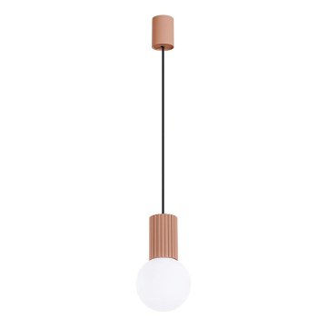 Κρεμαστό φωτιστικό οροφής HALO 1xG9/8W/230V διάμετρος 12 cm καφέ