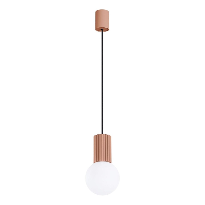 Κρεμαστό φωτιστικό οροφής HALO 1xG9/8W/230V διάμετρος 12 cm καφέ